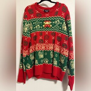 Super Mario Brothers Ugly Christmas Sweater